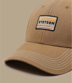 Stetson Baseball Cap Cotton Camel -Stetsoni Magasin baseball cap cotton camel 2