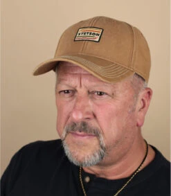 Stetson Baseball Cap Cotton Camel