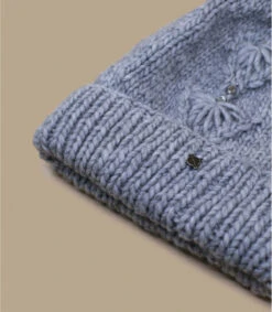 Seeberger Bonnet Pompon Strass Gris 7 Seeberger Bonnet Pompon Strass Gris -Stetsoni Magasin bonnet pompon strass gris 2