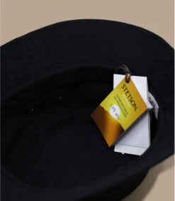 Stetson Bucket Cotton Twill Black -Stetsoni Magasin bucket cotton twill black 3