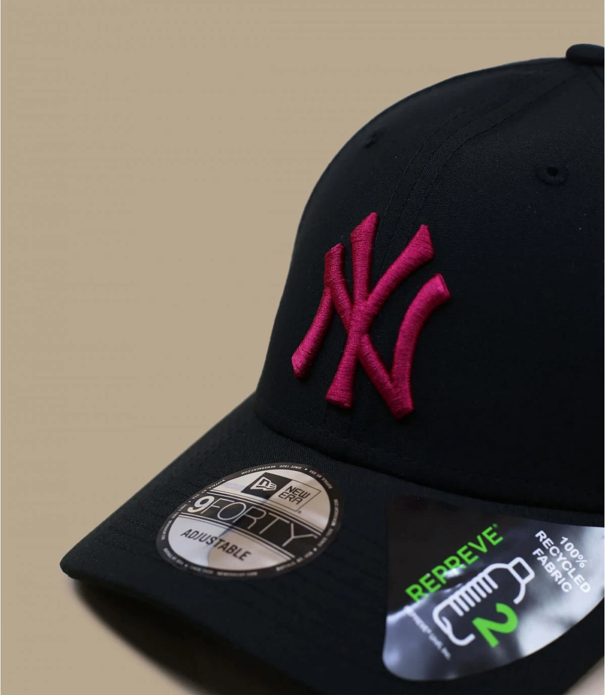 NEW ERA Casquette Black Base 940 NY Pink 4 NEW ERA Casquette Black Base 940 NY Pink – Image 2