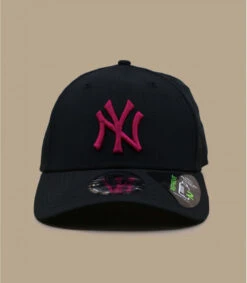 NEW ERA Casquette Black Base 940 NY Pink