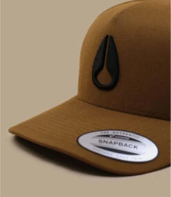 NIXON Casquette Deep Down Athletic Snapback Brown Black -Stetsoni Magasin casquette deep down athletic snapback brown black 2