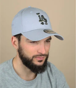 NEW ERA Casquette Wild Camo 940 LA Gray Olive