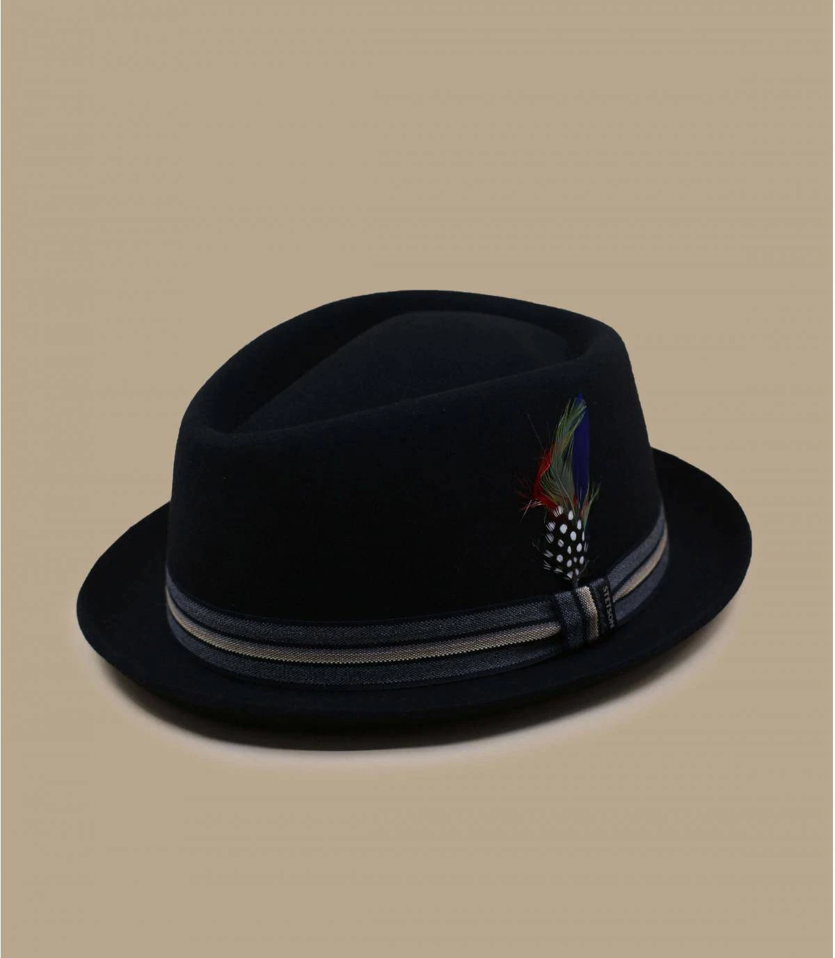 Stetson Diamond Woolfelt Black 4 Stetson Diamond Woolfelt Black – Image 2