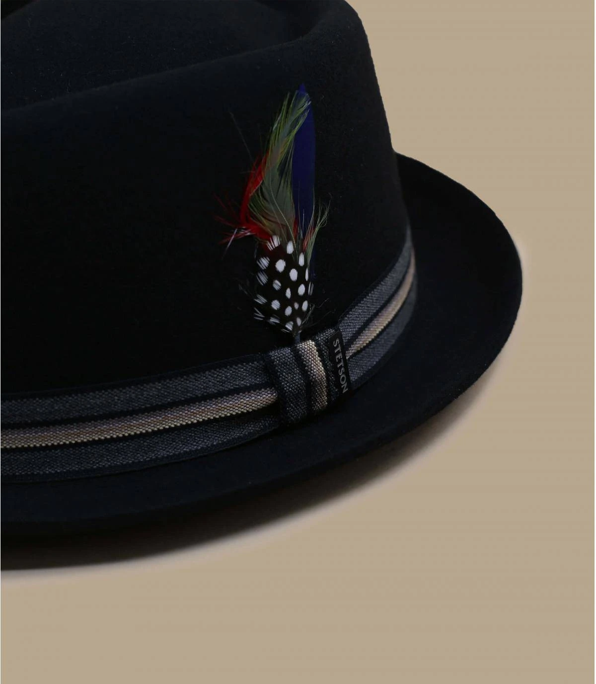 Stetson Diamond Woolfelt Black 5 Stetson Diamond Woolfelt Black – Image 3