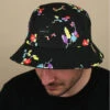 OBEY Digital Floral Bucket Black -Stetsoni Magasin digital floral bucket black