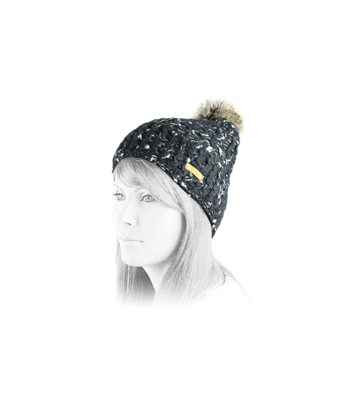 Barts Euny Beanie Dark Heather 6 Barts Euny Beanie Dark Heather – Image 4