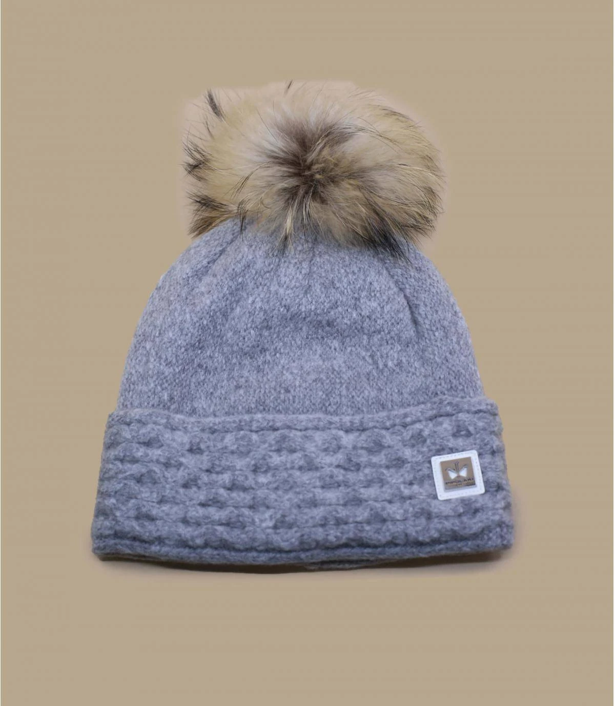 Evelina Real Fur Light Grey 4 Evelina Real Fur Light Grey – Image 2