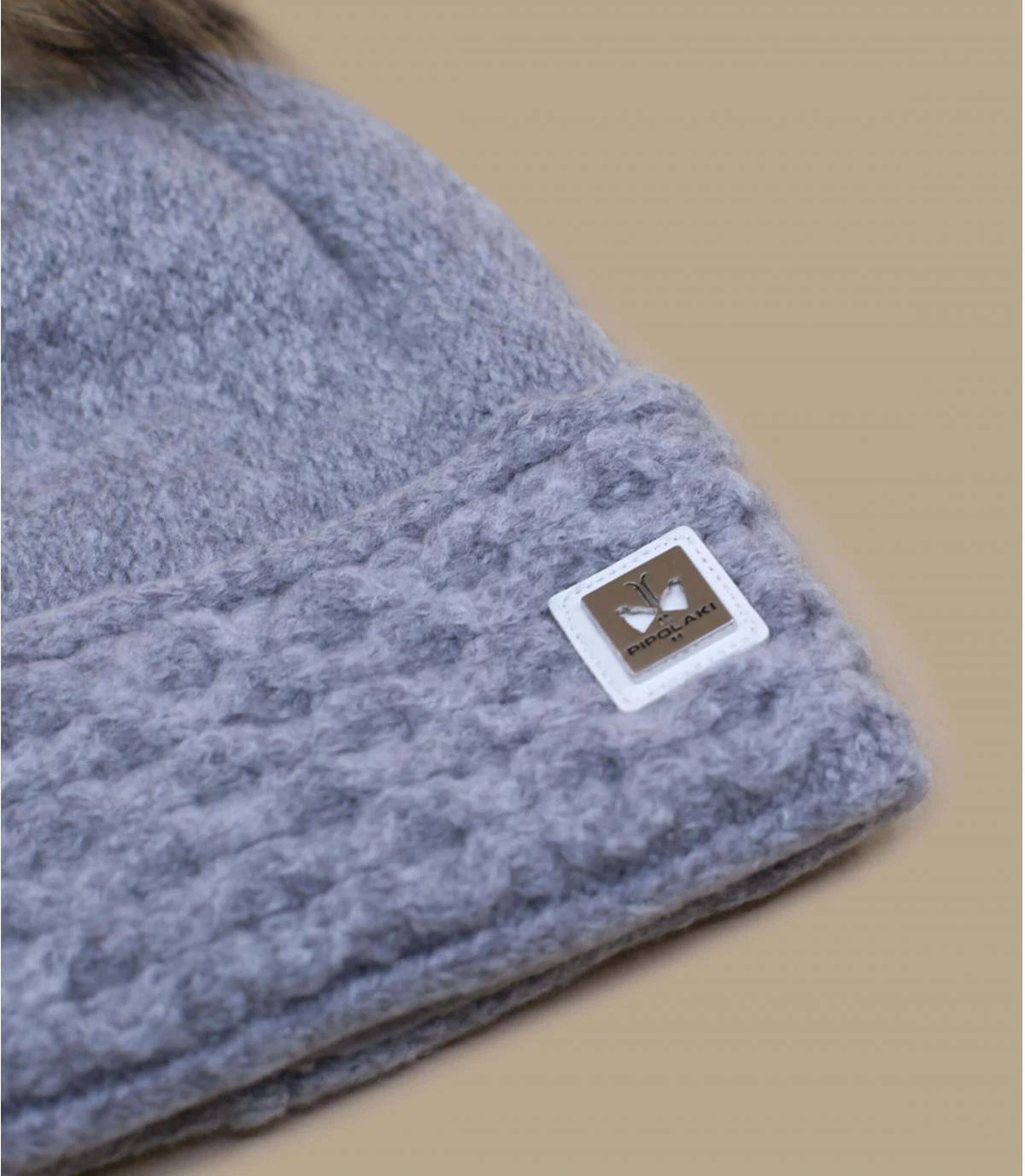 Evelina Real Fur Light Grey 5 Evelina Real Fur Light Grey – Image 3