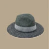 Seeberger Fedora Stripe Design Khaki Black -Stetsoni Magasin fedora stripe design khaki black