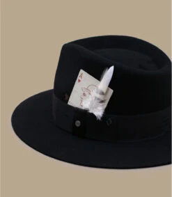 Stetson Fedora Woolfelt Black -Stetsoni Magasin fedora woolfelt black 2