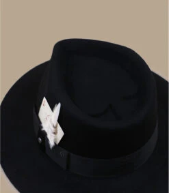 Stetson Fedora Woolfelt Black -Stetsoni Magasin fedora woolfelt black 3
