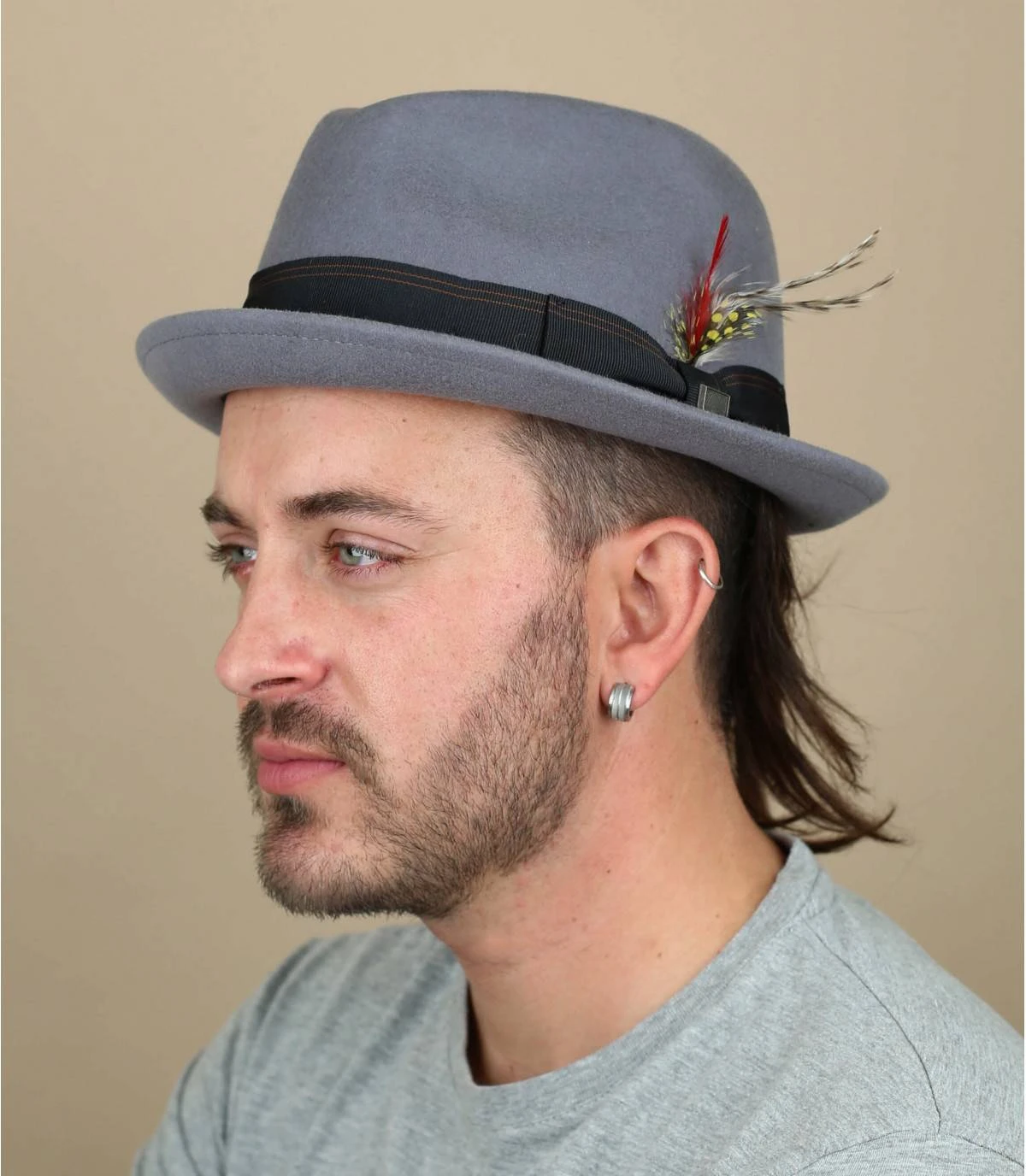 Brixton Gain Grey Washed Black 3 Brixton Gain Grey Washed Black