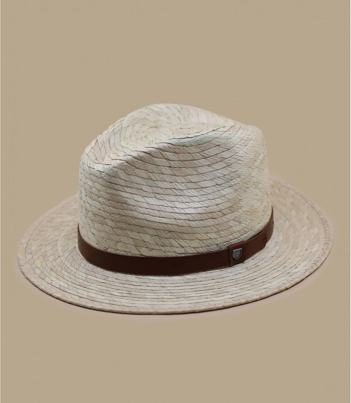 Brixton Messer Straw Fedora Natural 4 Brixton Messer Straw Fedora Natural – Image 2