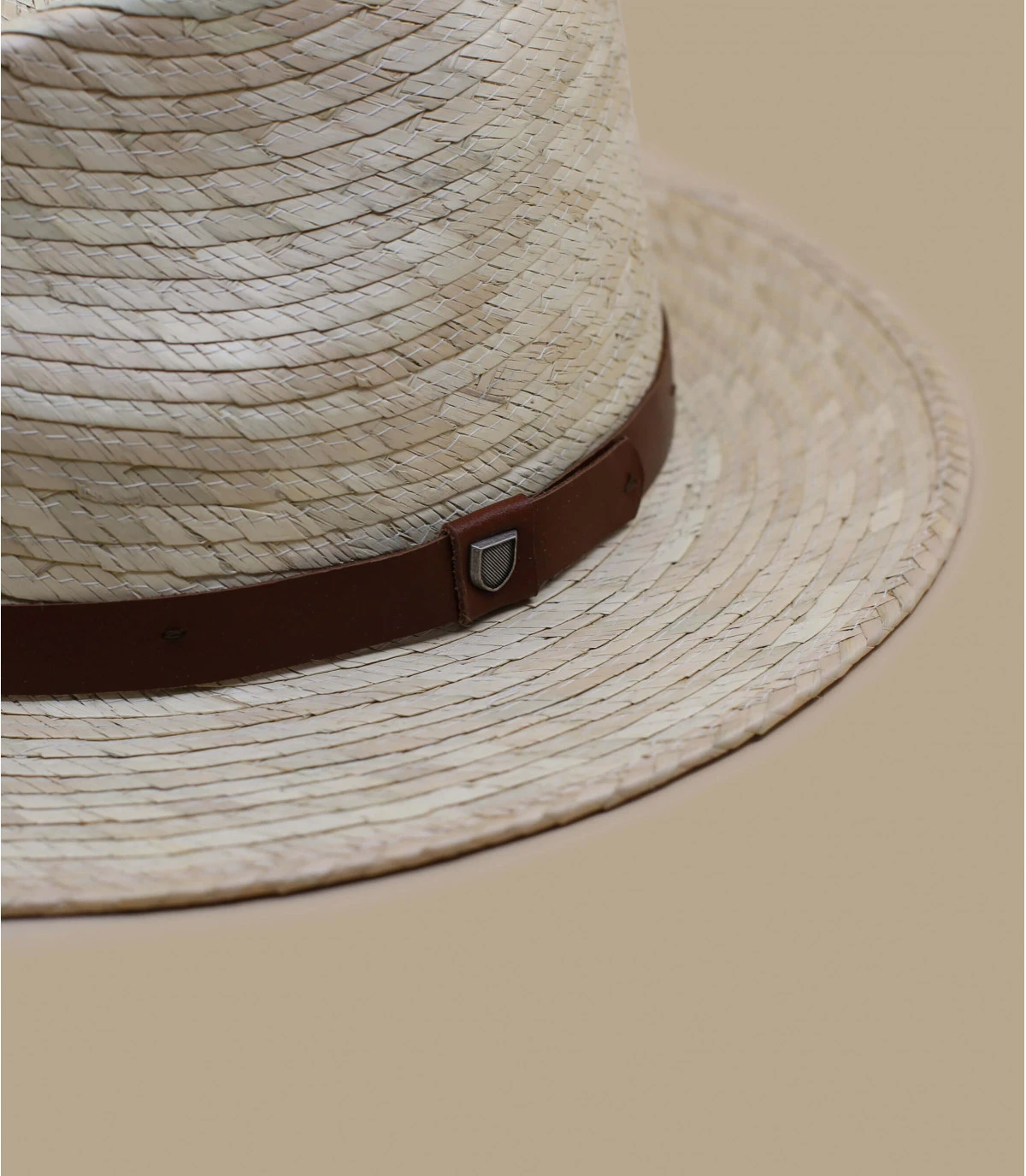 Brixton Messer Straw Fedora Natural 5 Brixton Messer Straw Fedora Natural – Image 3