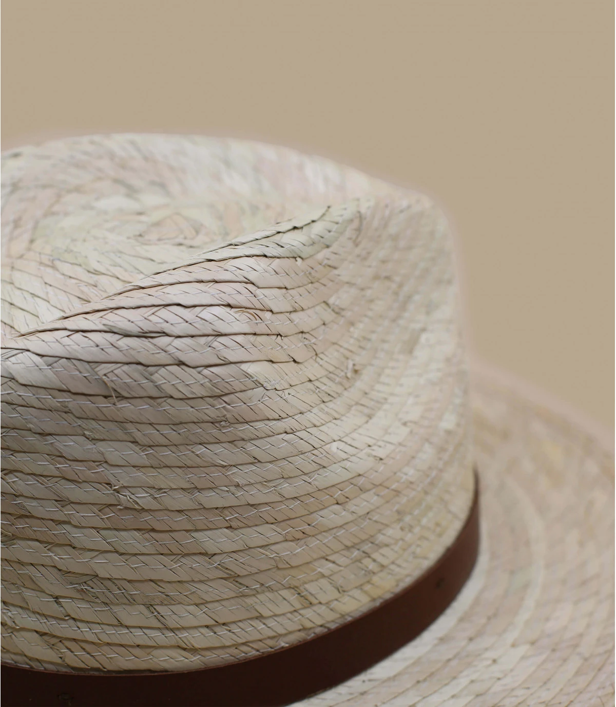 Brixton Messer Straw Fedora Natural 6 Brixton Messer Straw Fedora Natural – Image 4
