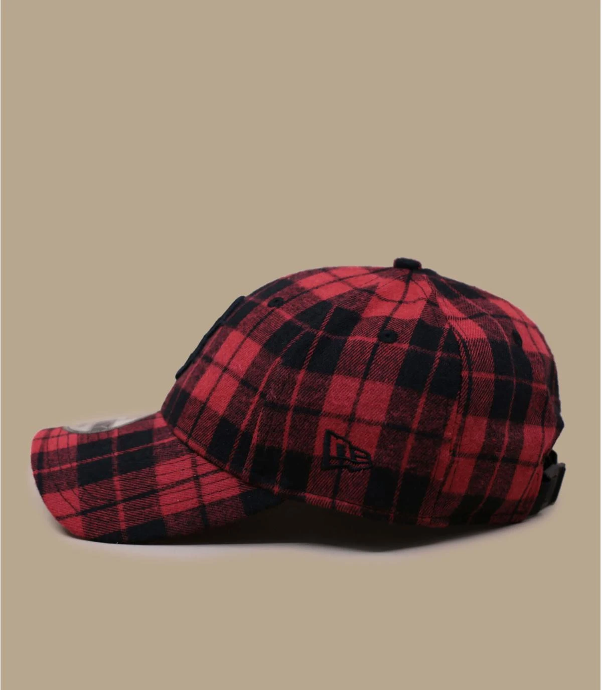 NEW ERA Plaid 9Forty Boston Scarlet 6 NEW ERA Plaid 9Forty Boston Scarlet – Image 4