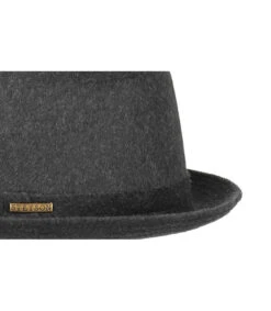 Stetson Pork Pie Baltimore Wool Grey -Stetsoni Magasin pork pie baltimore wool greypork20pie20gris20laine20Stetson