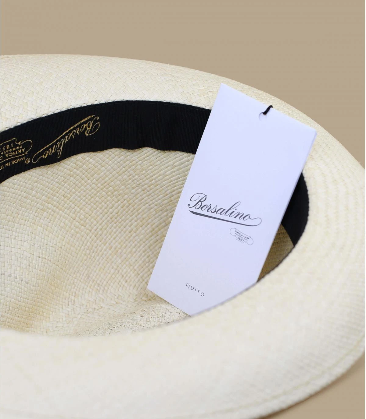 Borsalino Quito Panama Medium Blue 6 Borsalino Quito Panama Medium Blue – Image 4