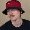 Brixton Stith Bucket Washed Navy Lava Red -Stetsoni Magasin stith bucket washed navy lava redbob20rouge20bleu20Brixton20Stith20Bucket20washed20navy20lava20red