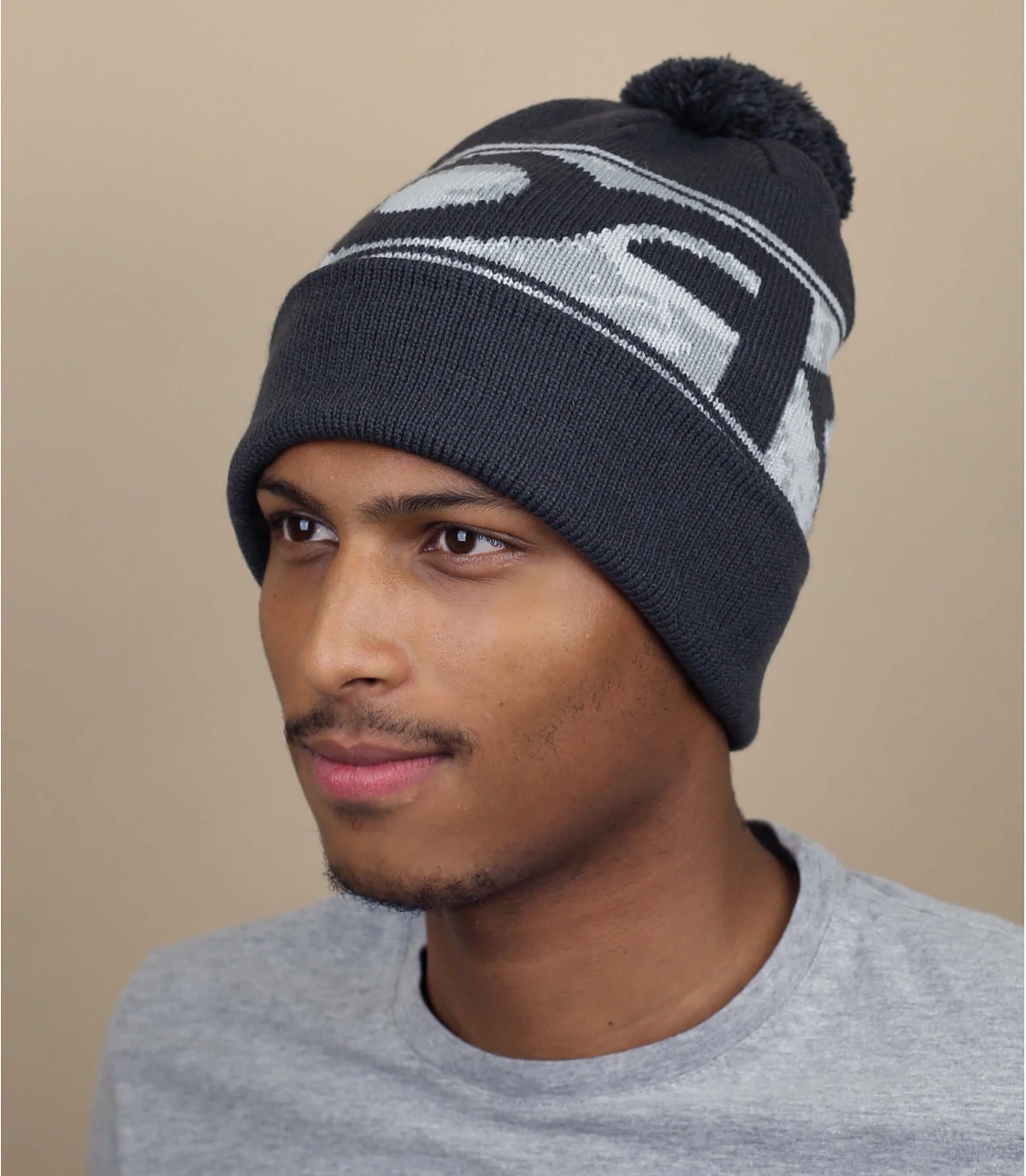 Oakley Wanderlust Pom Beanie Forged Iron 3 Oakley Wanderlust Pom Beanie Forged Iron