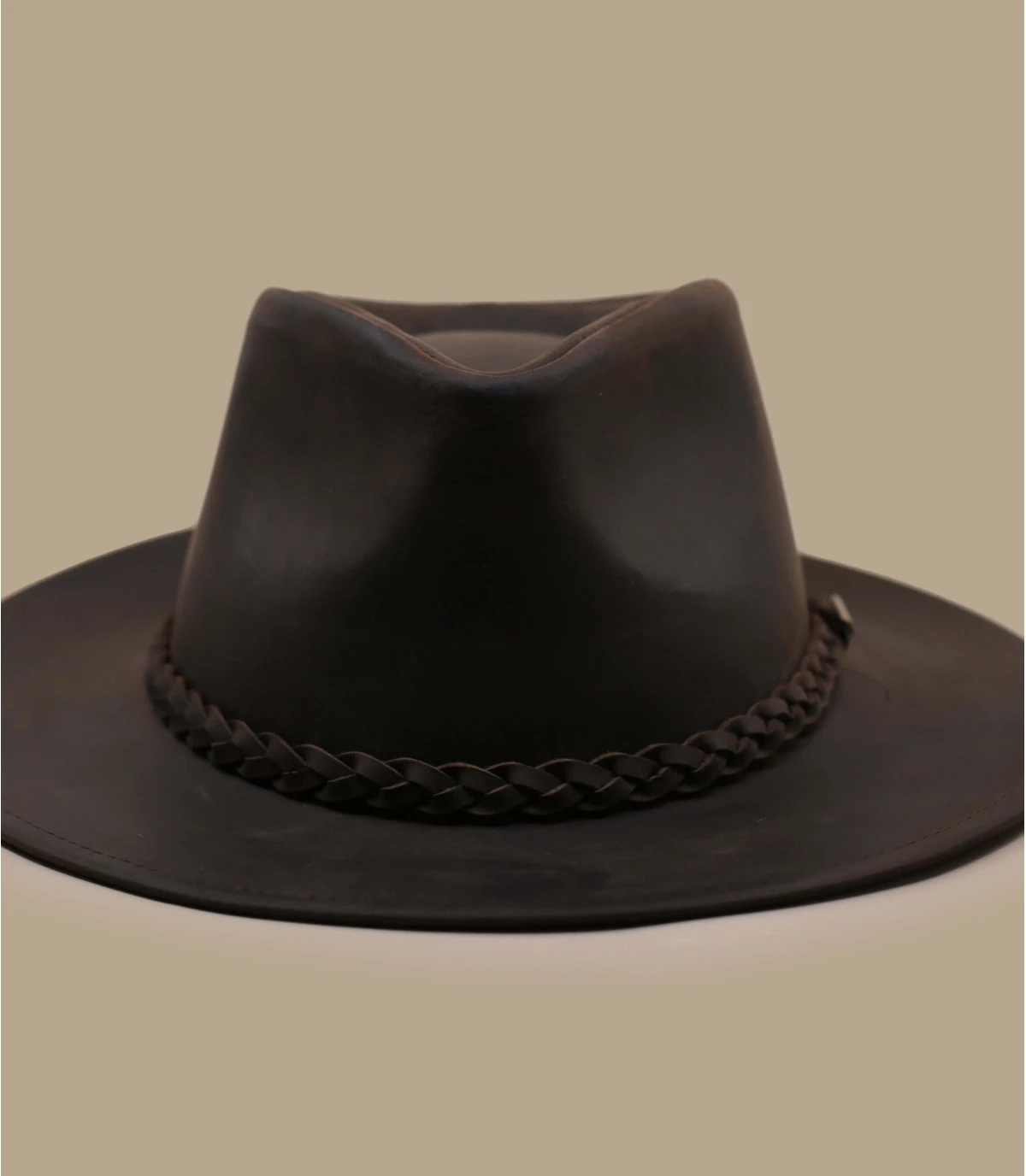 Stetson Western Buffalo Leather Brown 5 Stetson Western Buffalo Leather Brown â Image 3