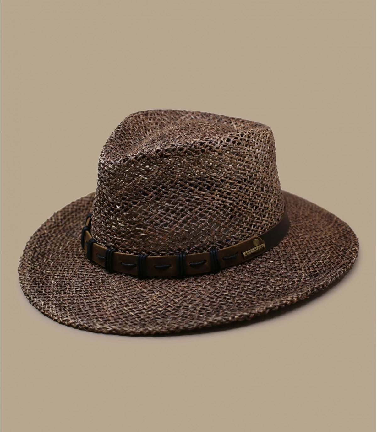 Stetson Western Seagrass Brown 3 Stetson Western Seagrass Brown