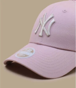 NEW ERA Wmn Metallic Logo NY Pink Silver -Stetsoni Magasin wmn metallic logo ny pink silver 2