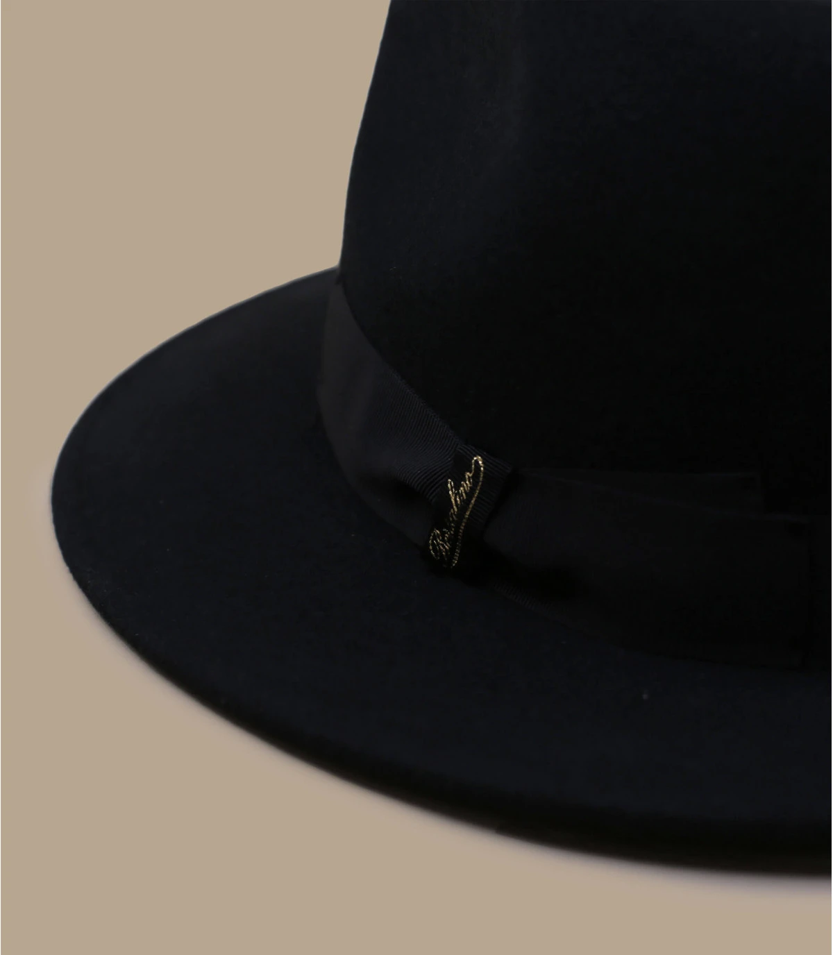 Borsalino Wool Felt Black 6 Borsalino Wool Felt Black – Image 4