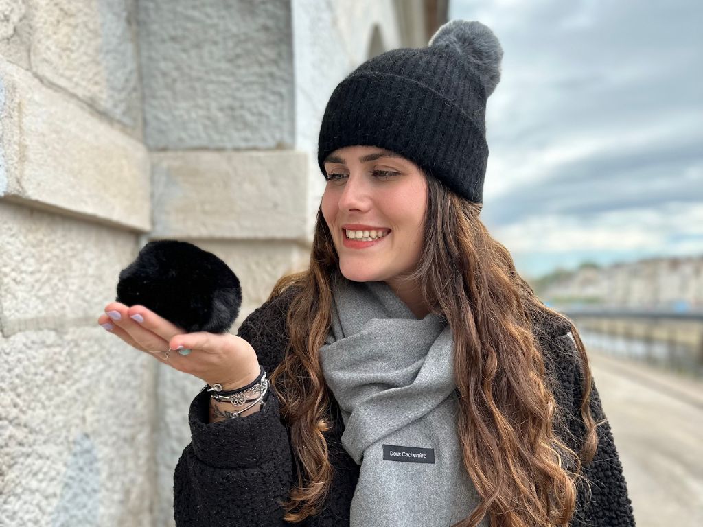 Stetsoni Magasin -Stetsoni Magasin bonnet pompon amovible noir